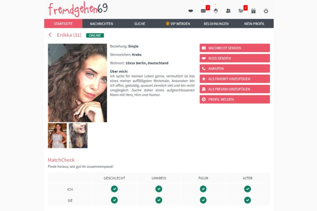 Fremdgehen69 Profil